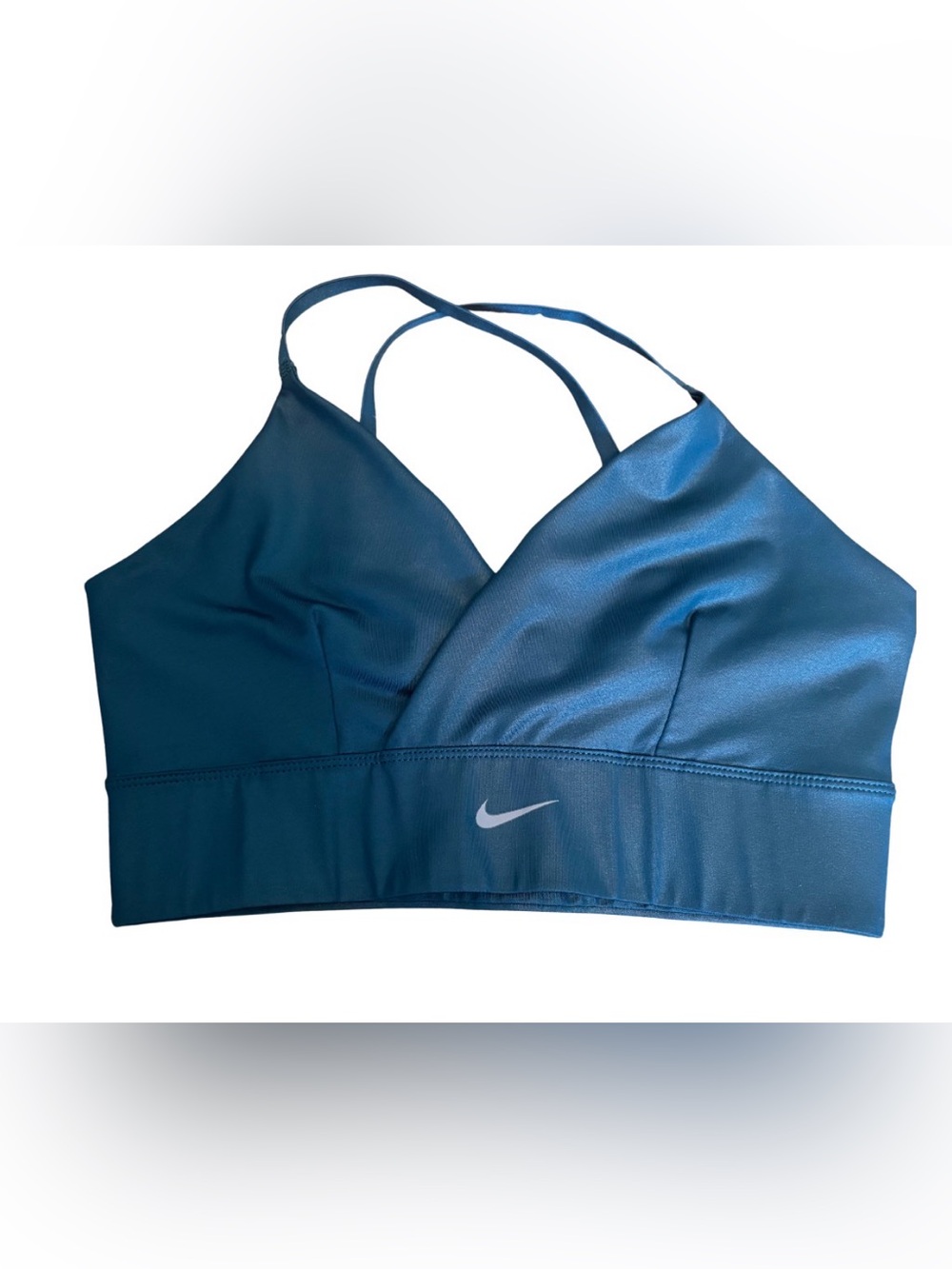 Nike athletic teal sports bra